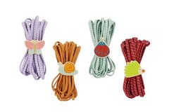 JUMPING ROPE ELASTICS WITH WOODEN SPRING ANIMAL PRICE FOR 4PCS