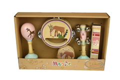 CALM & BREEZY DEER WOODEN 5PCS MUSICAL SET