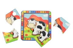 SMALL COW PUZZLE 4PCS