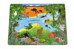 AUSTRALIAN ANIMAL AND NAMES JIGSAW PUZZLE 24PCS