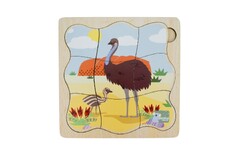 BUSH BUDDIES EMU LIFE CYCLE LAYER PUZZLE