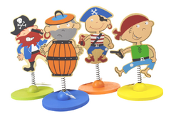 PRICE FOR 6 ASSORTED PIRATE MEMO CLIP STAND 