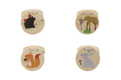 CALM & BREEZY WOODLAND WOODEN CASTANET SET OF 4
