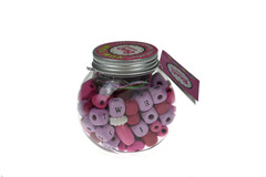 YUM YUM PINK SUGAR BERRY ALPHABET BEAD CRAFT KIT