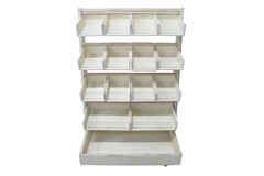 DISPLAY STAND W STORAGE BOX