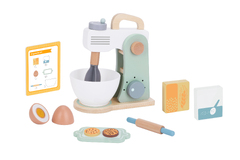 WOODEN BAKING MIXER SET