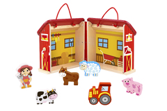 FARM PLAYSET WITH CARRY BOX