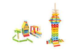 CITY BLOCK COLOURFUL PLANKS - 150PCS