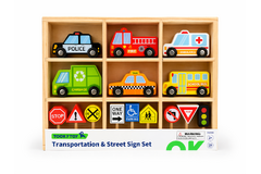 TRANSPORTATION VEHICLES & STREET SIGNS