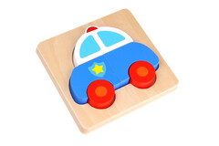 MINI TRAY PUZZLE - POLICE CAR