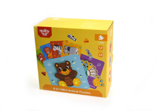 6 IN 1 MINI ANIMAL PUZZLE