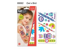 TATTOO MD BIRD OWL COLOR