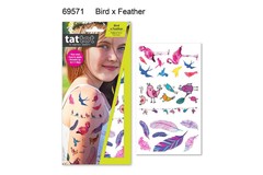 TATTOO MD BIRD FEATHER COLOR