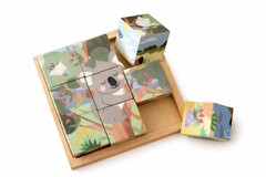 AUSSIE ANIMAL 9PC BLOCK PUZZLE