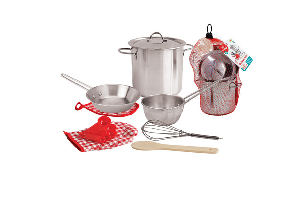 STAINLESS STEEL COOKING PLAYSET