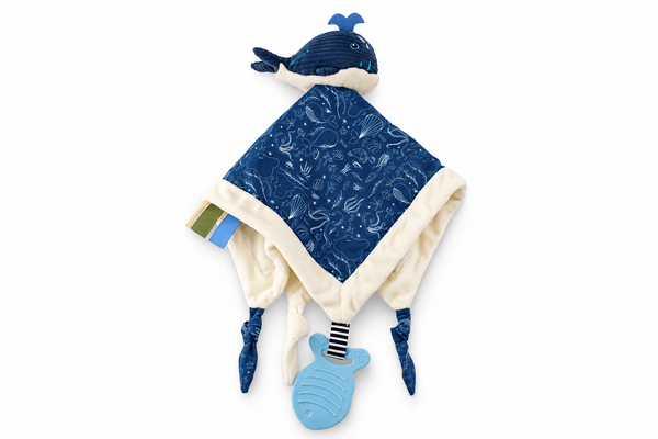 SNUGGLE BUDDY SPLASHY WHALE COMFORTER