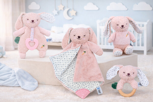 SNUGGLE BUDDY BERRY BUNNY PACK OF 4