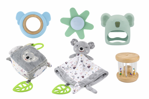 KOALA SNUGGLE & TEETHE BABY GIFT BOX