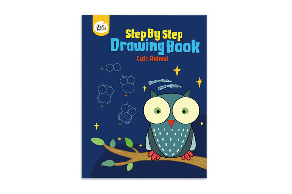 DRAWING BOOK-CUTE ANIMAL (STEP BY STEP)