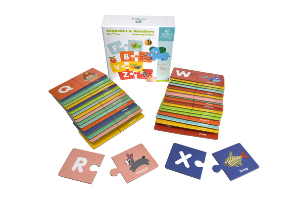 ALPHABET AND NUMBER MATCHING PUZZLE GAME