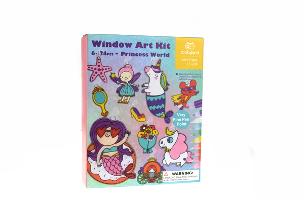 WINDOW ART KIT - PRINCESS WORLD CRAFT KIT