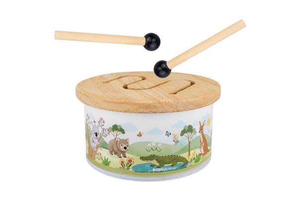 BUSH BUDDIES AUSSIE WOODEN DRUM