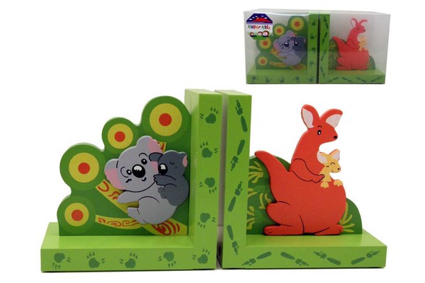 KOALA AND KANGAROO BOOKEND