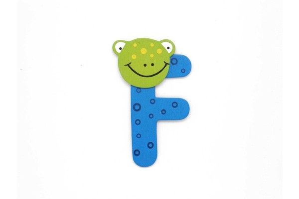 ANIMAL LETTER F BLUE