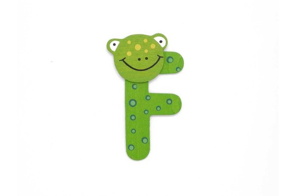 ANIMAL LETTER F GREEN