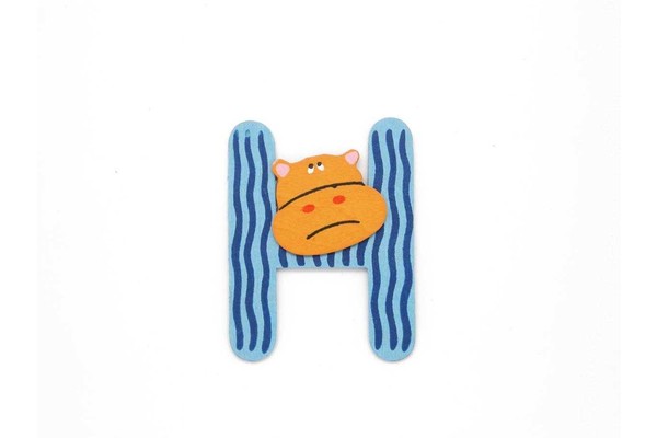 ANIMAL LETTER H BLUE