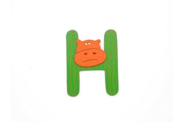 ANIMAL LETTER H GREEN