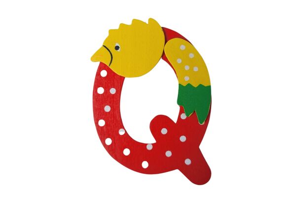 ANIMAL LETTER Q RED