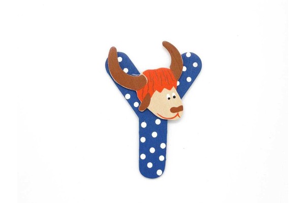 ANIMAL LETTER Y BLUE