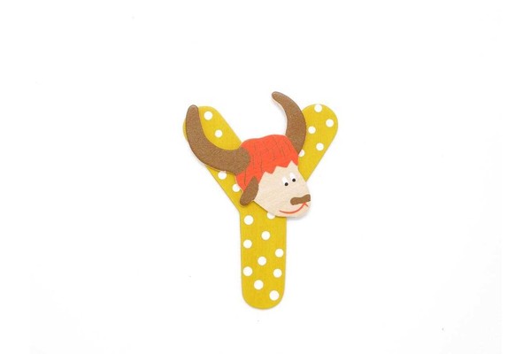 ANIMAL LETTER Y YELLOW