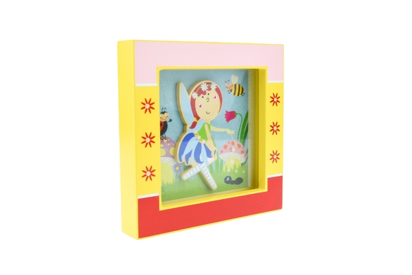 FAIRY PICTURE FRAME YELLOW