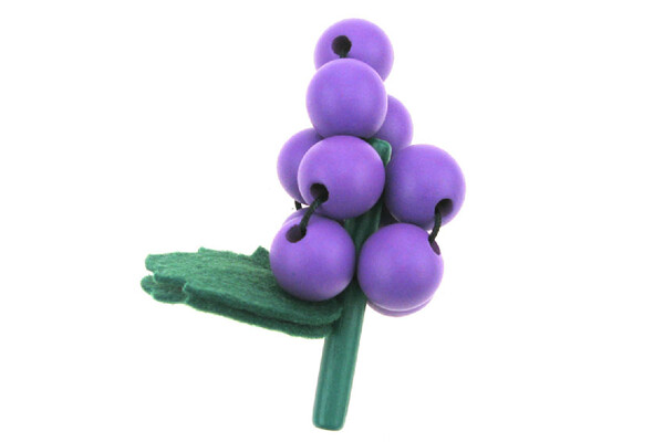 WOODEN FRUIT AND VEGETABLES - GRAPES
