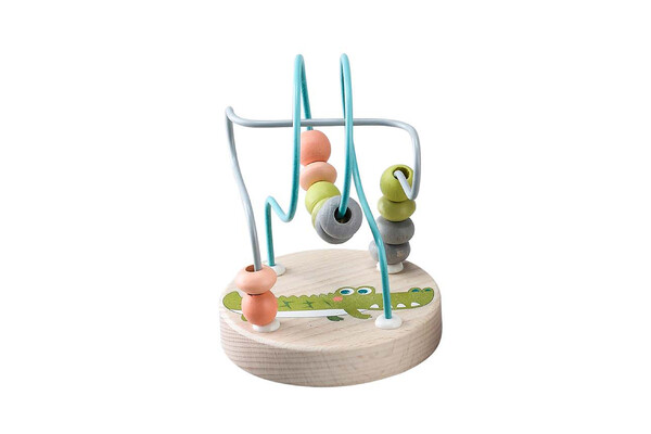 CROCODILE JUNGLE ANIMAL SMALL ROLLER COASTER BEAD MAZE