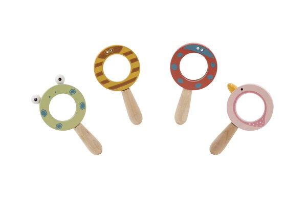 CALM & BREEZY BABY ANIMAL MAGNIFYING GLASS SET OF 4