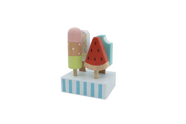WOODEN ICY POLE SET