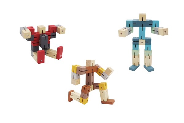 CALM & BREEZY TWIST & LOCK ROBOT CUBE SET OF 3
