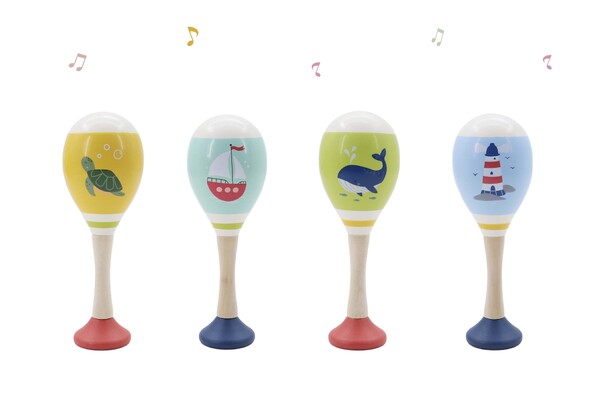 WOODEN OCEAN MARACA