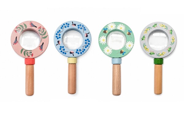 PRICE FOR 4 AUSSIE BACKYARD WILDLIFE MAGNIFYING GLASS
