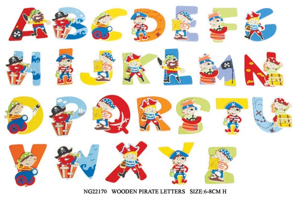 CREATE YOUR NAME PIRATE LETTERS