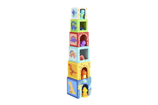 NESTING BOXES DINOSAUR