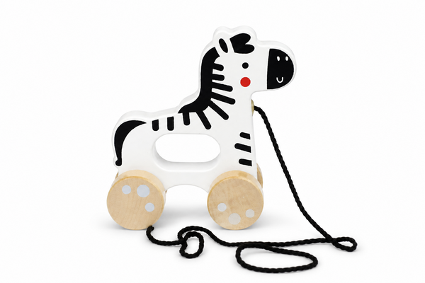 MY FOREST FRIENDS PULL ALONG - ZEBRA