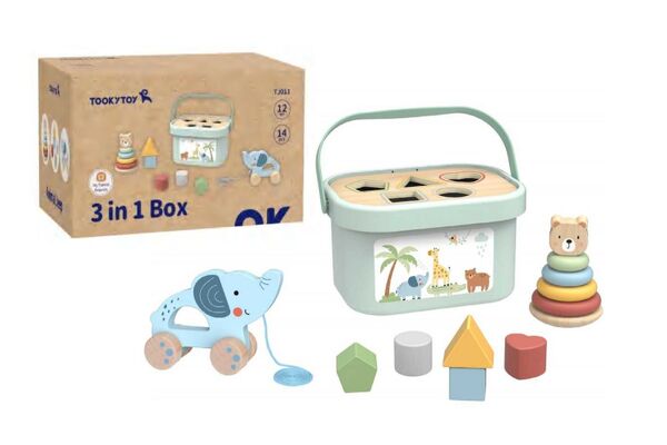 MY FOREST FRIENDS 3 IN 1 TOY BOX