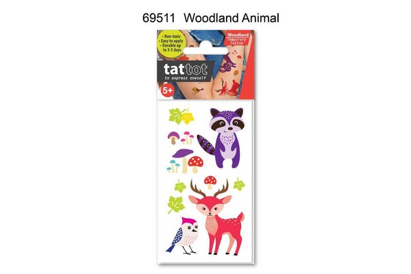 TATTOO MINI ANIMAL GIRL COLOR