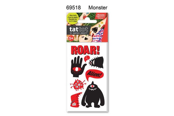 TATTOO MINI MONSTER COLOR