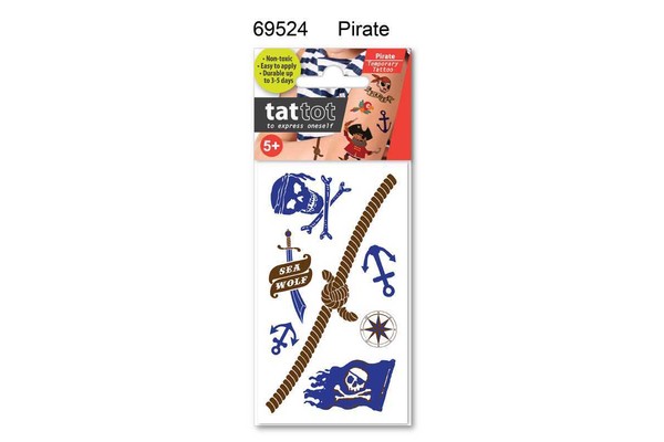 TATTOO MINI PIRATE SEA WOLF