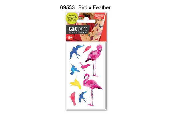 TATTOO MINI BIRD COLOR